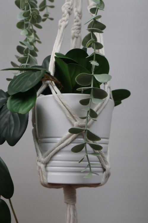 Kwietnik podwójny, rękodzieło, zbliżenie dół