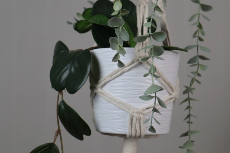 Kwietnik podwójny, rękodzieło,zbliżenie