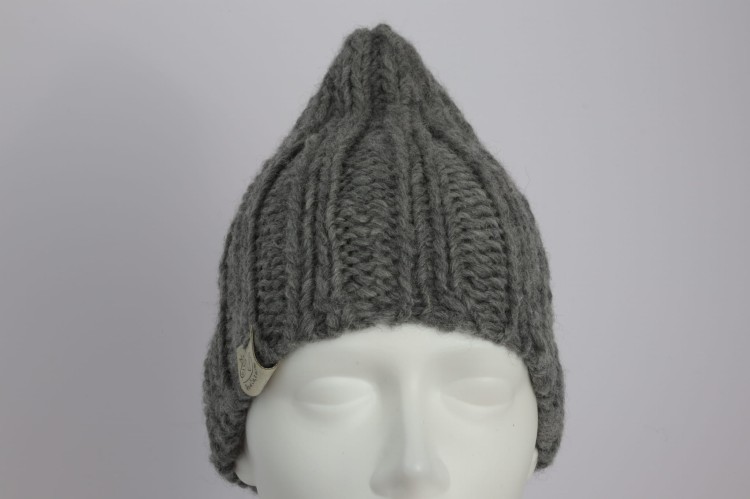 Czapka ESKIMO - ciepła, 100% wełna, kolor - szary, rozmiar S - 02.JPG