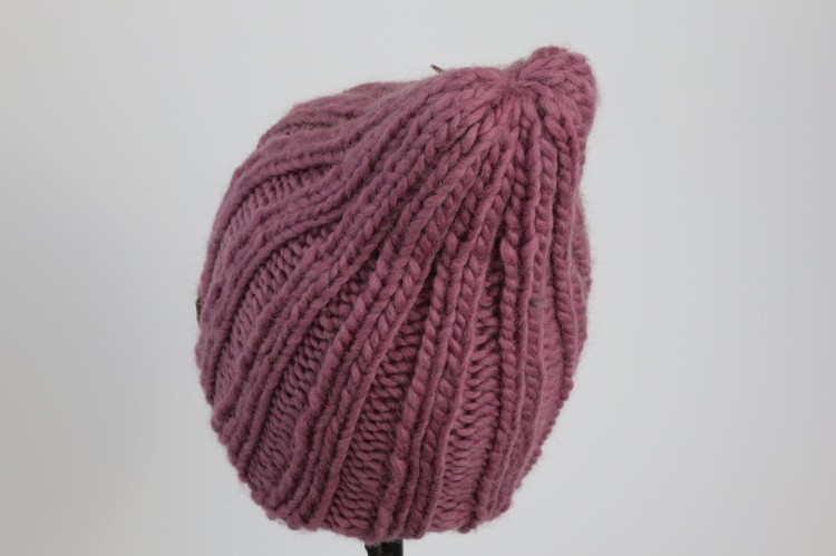 Czapka ESKIMO, 100% wełna, kolor - stary róż, rozmiar M_L- 04.JPG