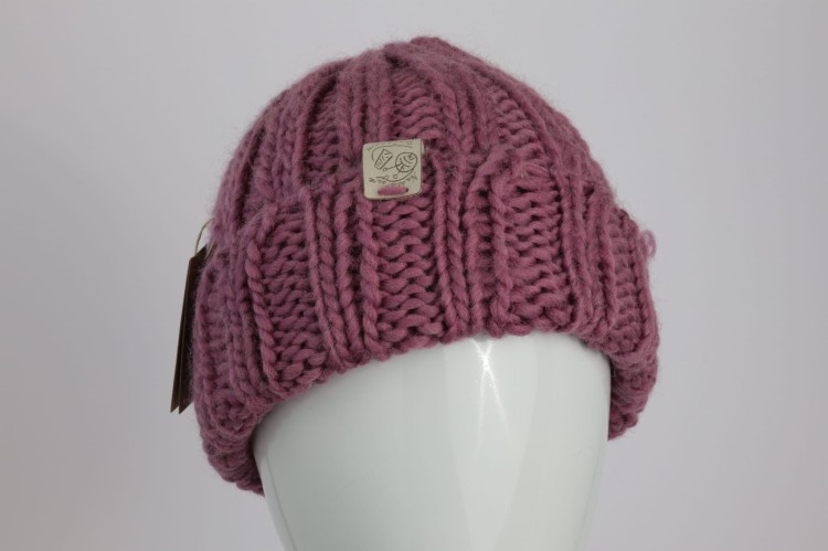 Czapka ESKIMO, 100% wełna, kolor - stary róż, rozmiar M_L- 05.JPG