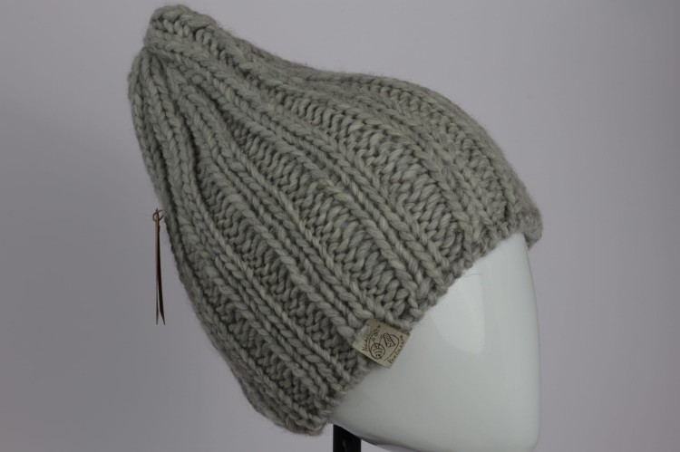 Czapka ESKIMO - ciepła 100% wełna, kolor - jasny szary, rozmar M_L - 03.JPG