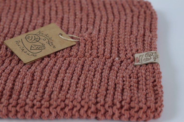 Komin, ciepły otulacz, wełna merino, kolor BLUSH, 01 (8).JPG