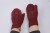 Rękawiczki jednopalczaste z warkoczem, 100% wełna merino, kolor bordowy  (7).JPG