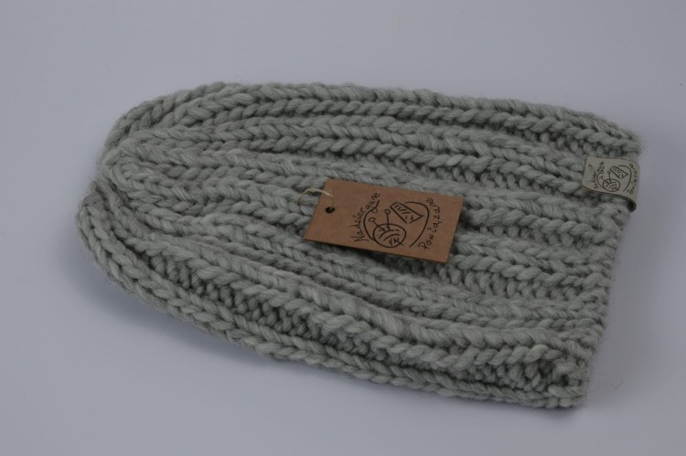 Czapka 100% wełny peruwiańskiej, ESKIMO, szary (1).JPG