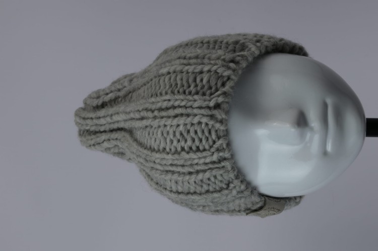 Czapka 100% wełny peruwiańskiej, ESKIMO, szary (2).JPG